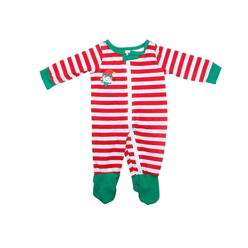 Pyjama Weihnachten Familie Baby