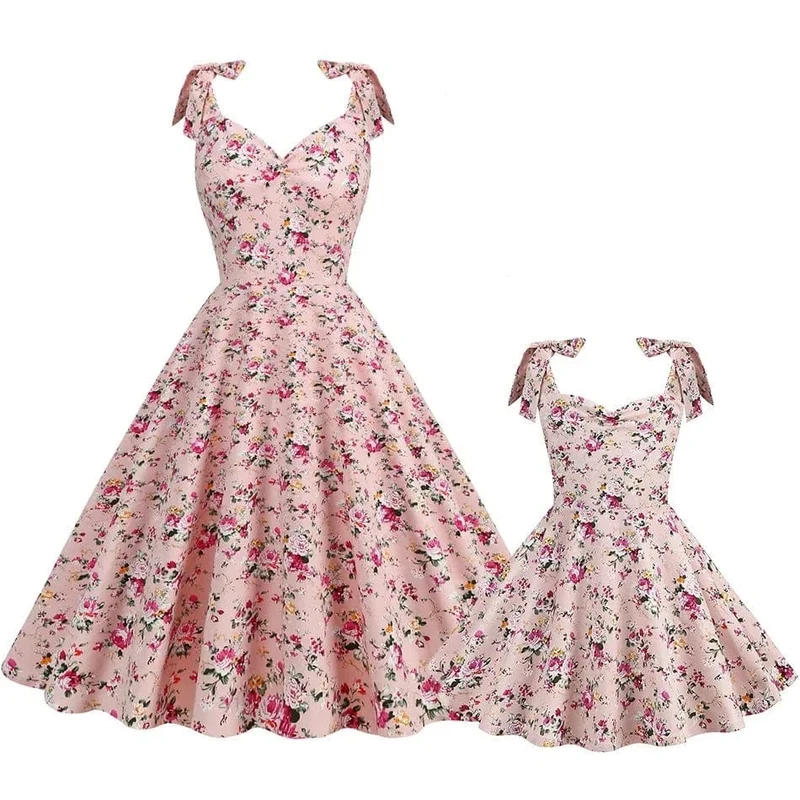 Kleid Pin Up Mutter Tochter