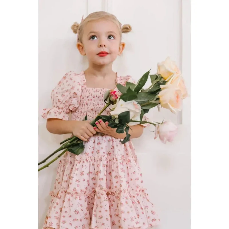 Vintage Sterne Kleid Mutter Tochter