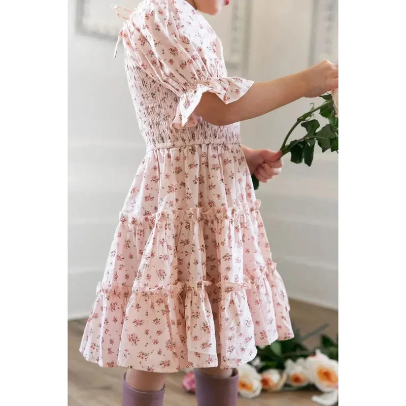Vintage Sterne Kleid Mutter Tochter