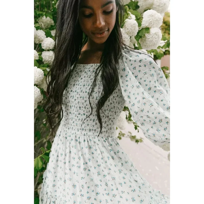 Vintage Sterne Kleid Mutter Tochter