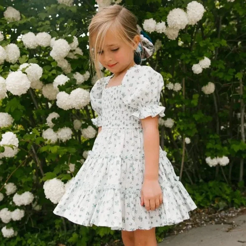 Vintage Sterne Kleid Mutter Tochter