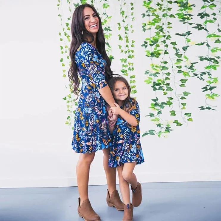 Mutter Tochter Duo Kleid