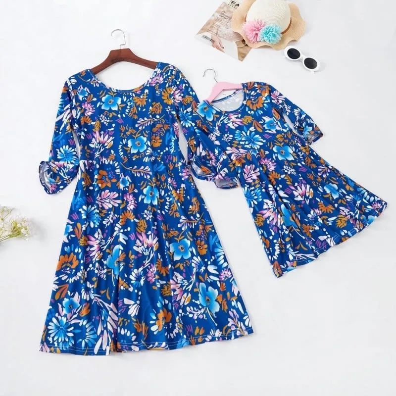 Mutter Tochter Duo Kleid