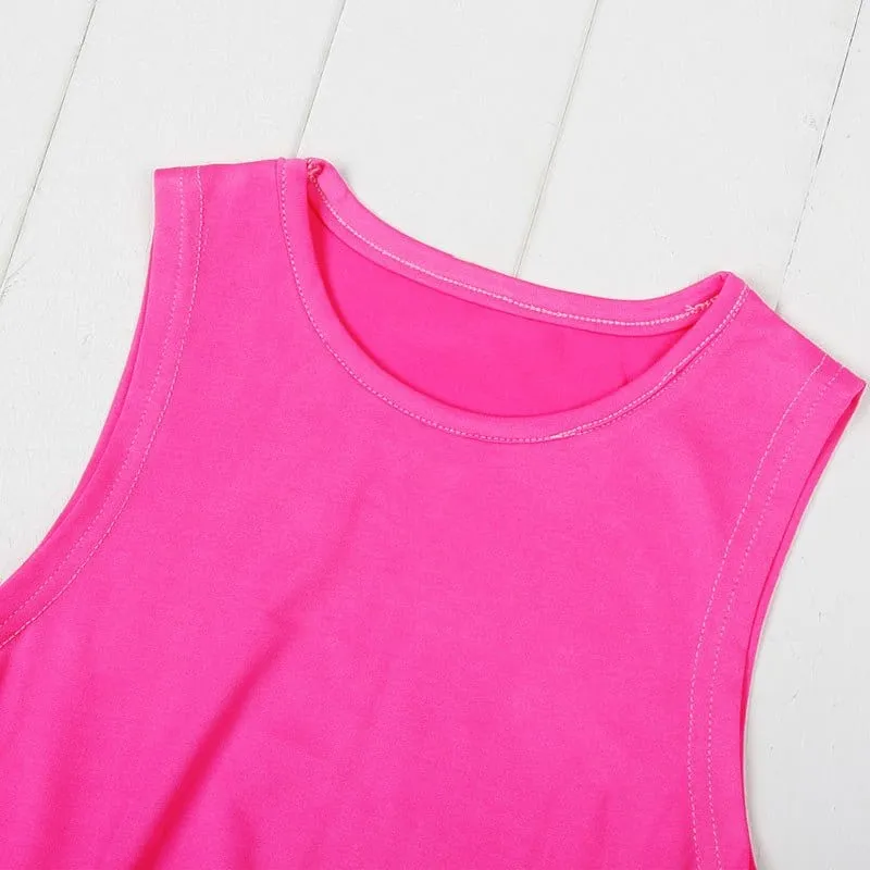 Langes Kleid Blau Und Rosa