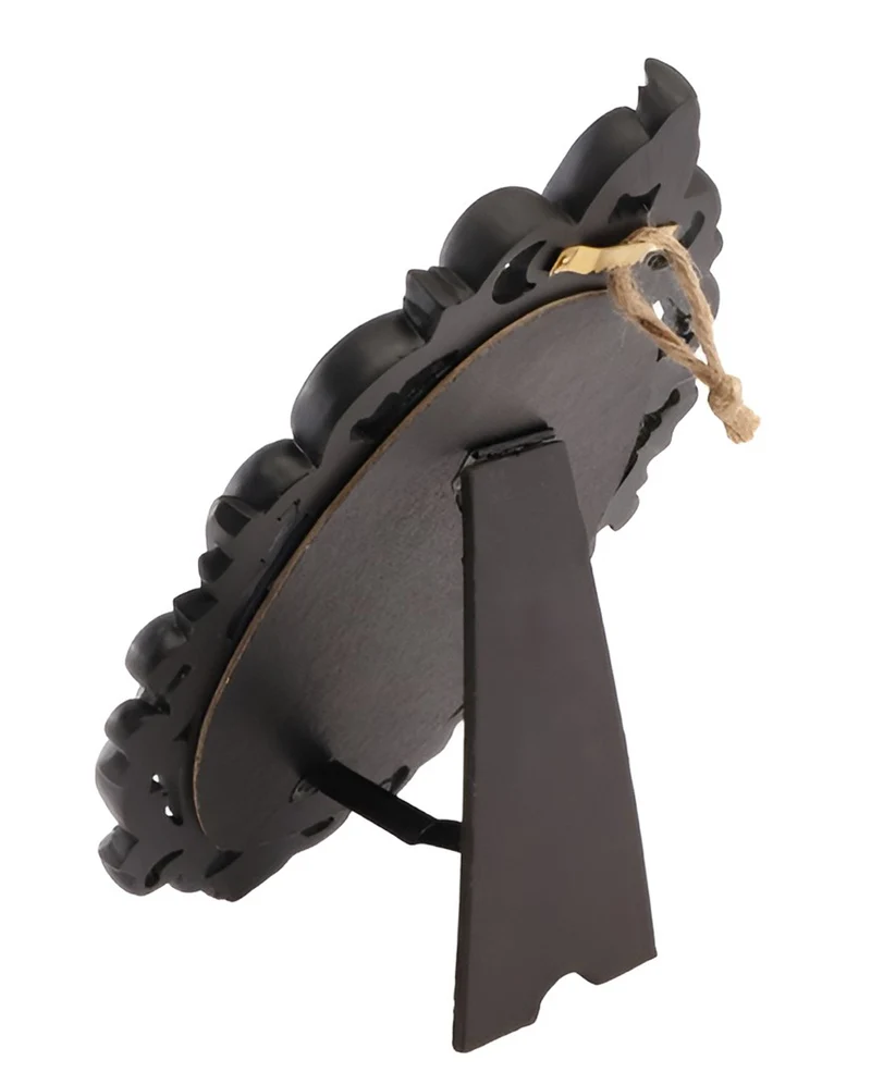 Gothic Rahmen mit Fledermaus Relief 25cm