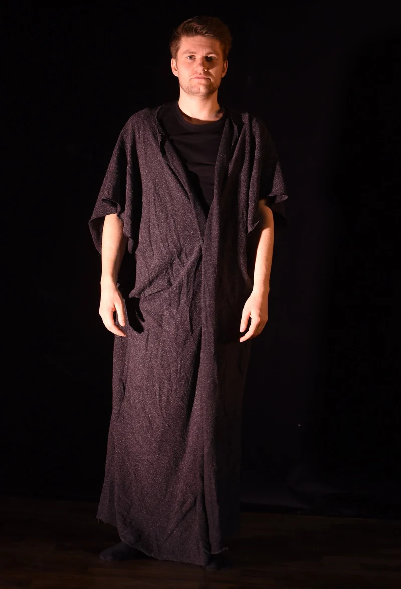 Umhang - Schwarze Robe - B011