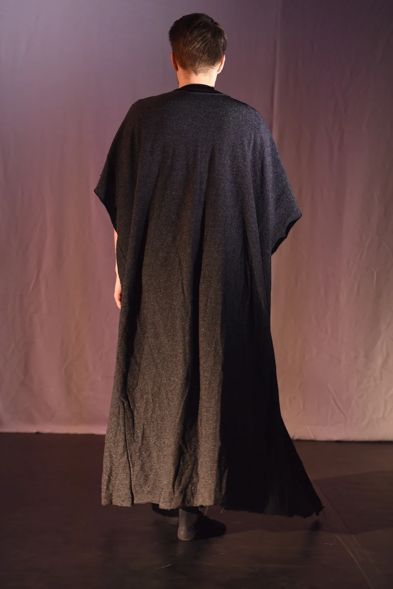 Umhang - Schwarze Robe - B011