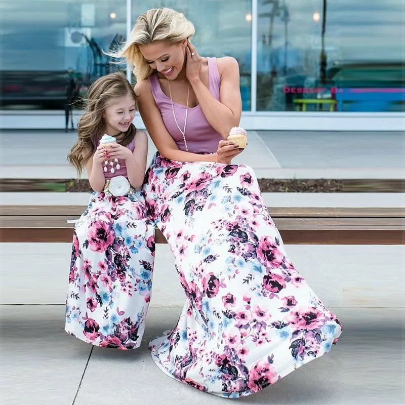 Kleid Mutter Tochter Vintage