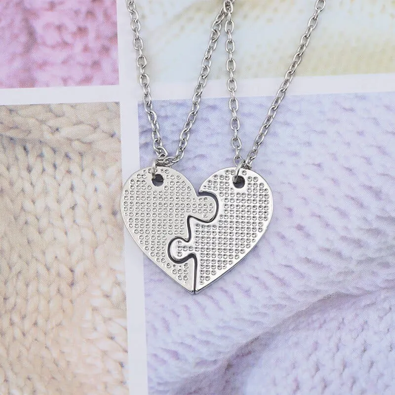 Puzzle kette Herz 2 Schwestern