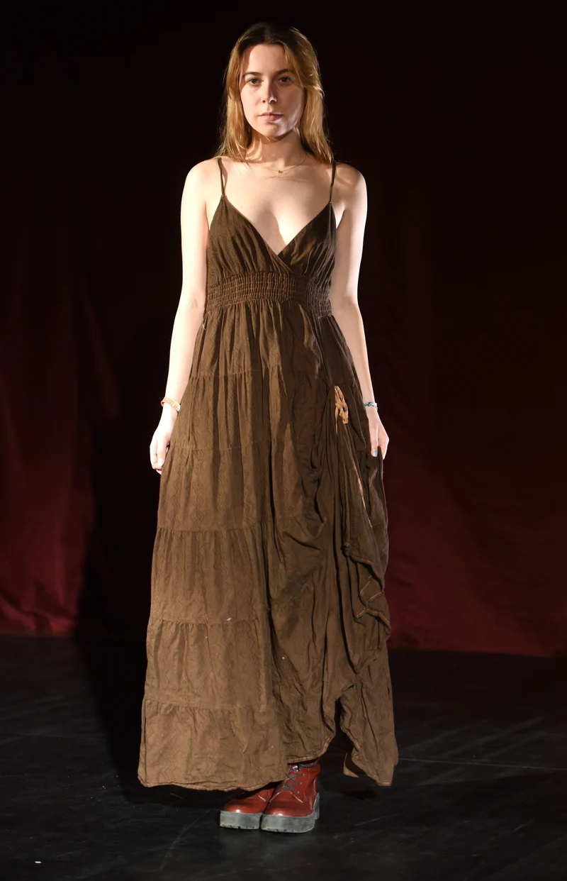 Kleid - Volantkleid - W047
