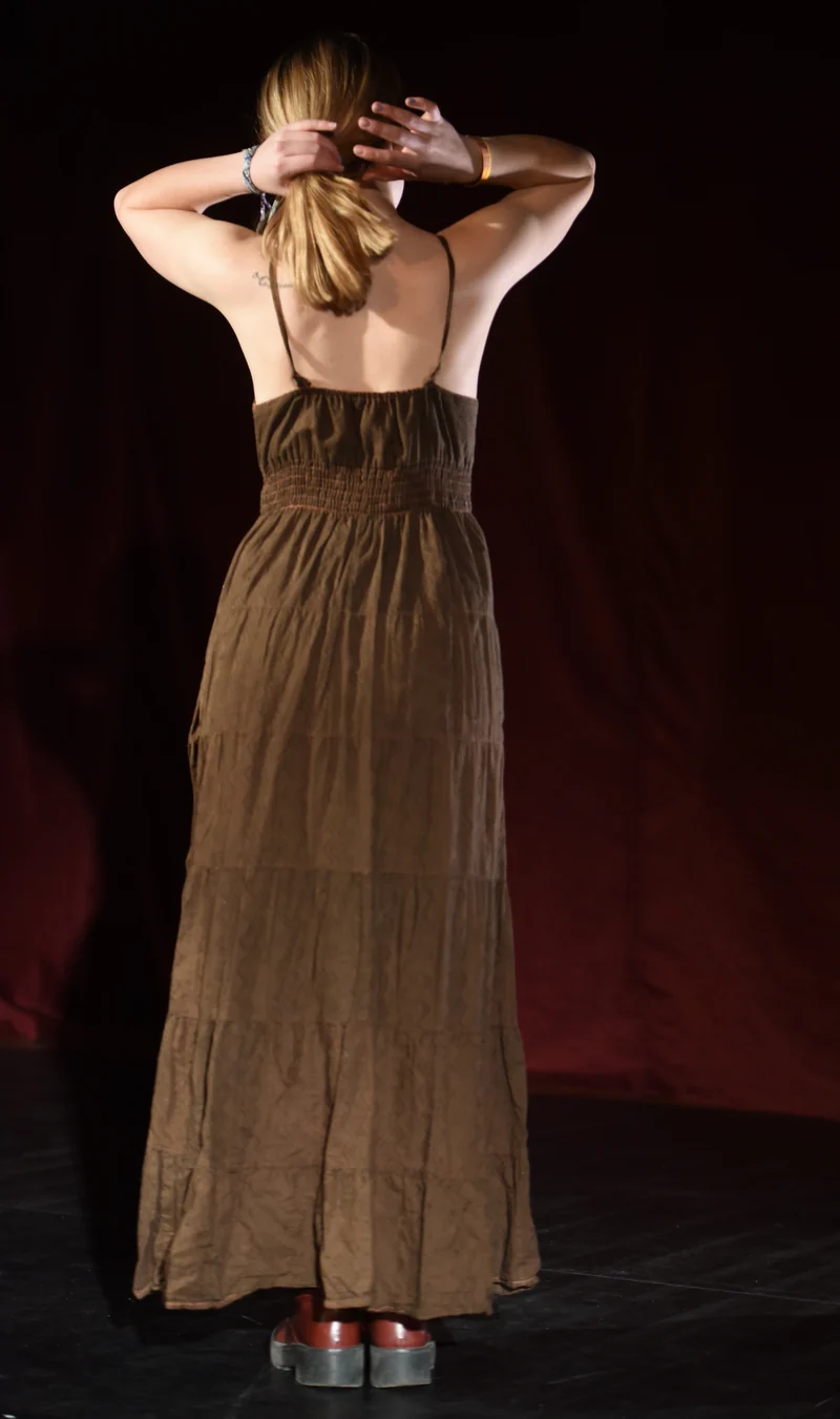 Kleid - Volantkleid - W047
