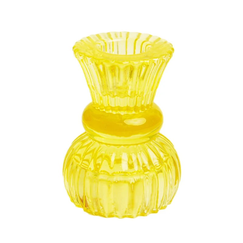 Kerzenständer 2-in-1 Gelb
