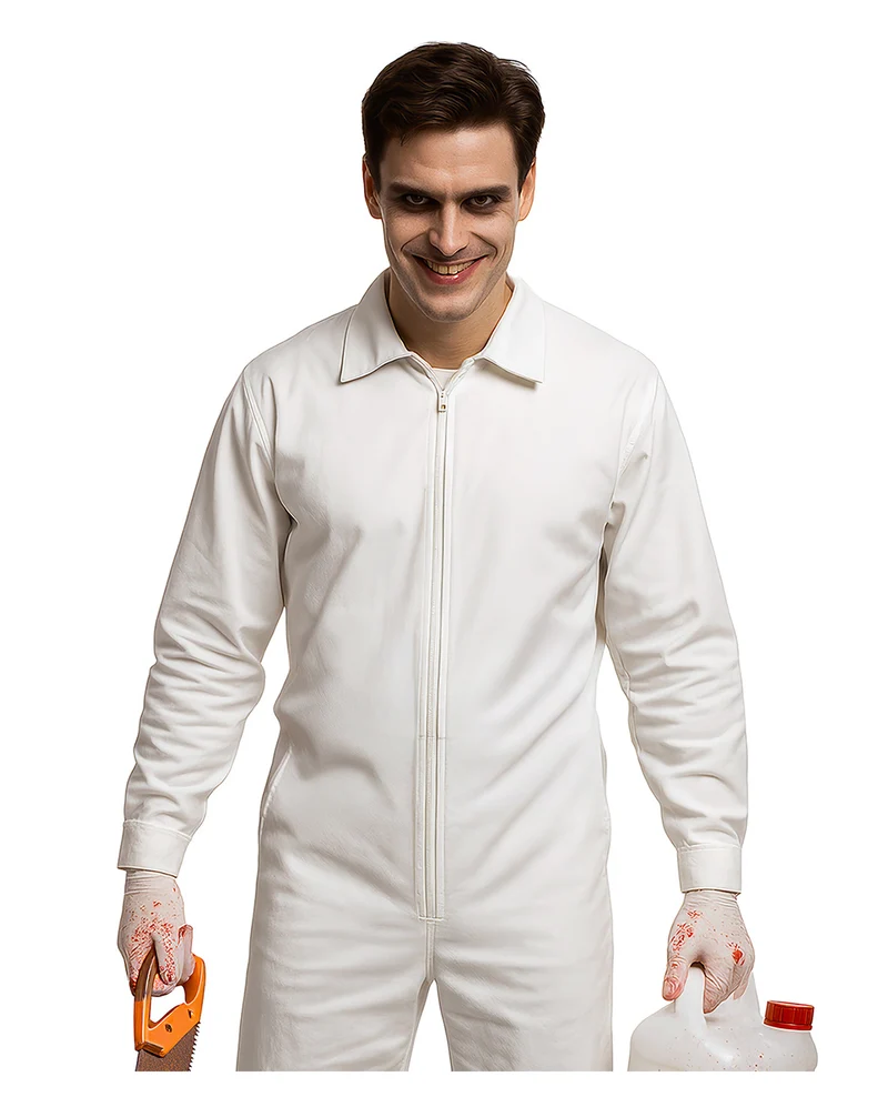 Kostüm Overall Weiß