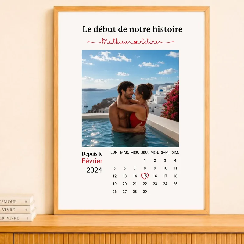 Affiche Personnalisée - Date de rencontre