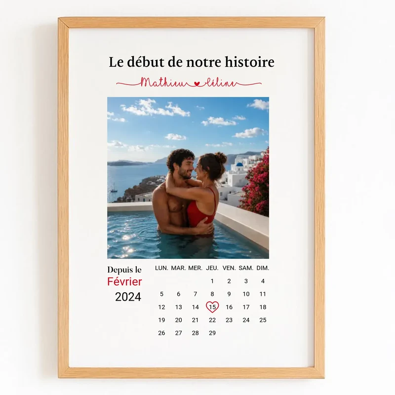 Affiche Personnalisée - Date de rencontre
