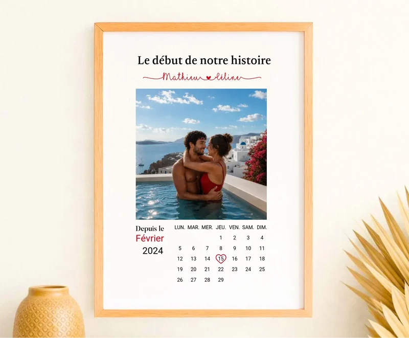 Affiche Personnalisée - Date de rencontre