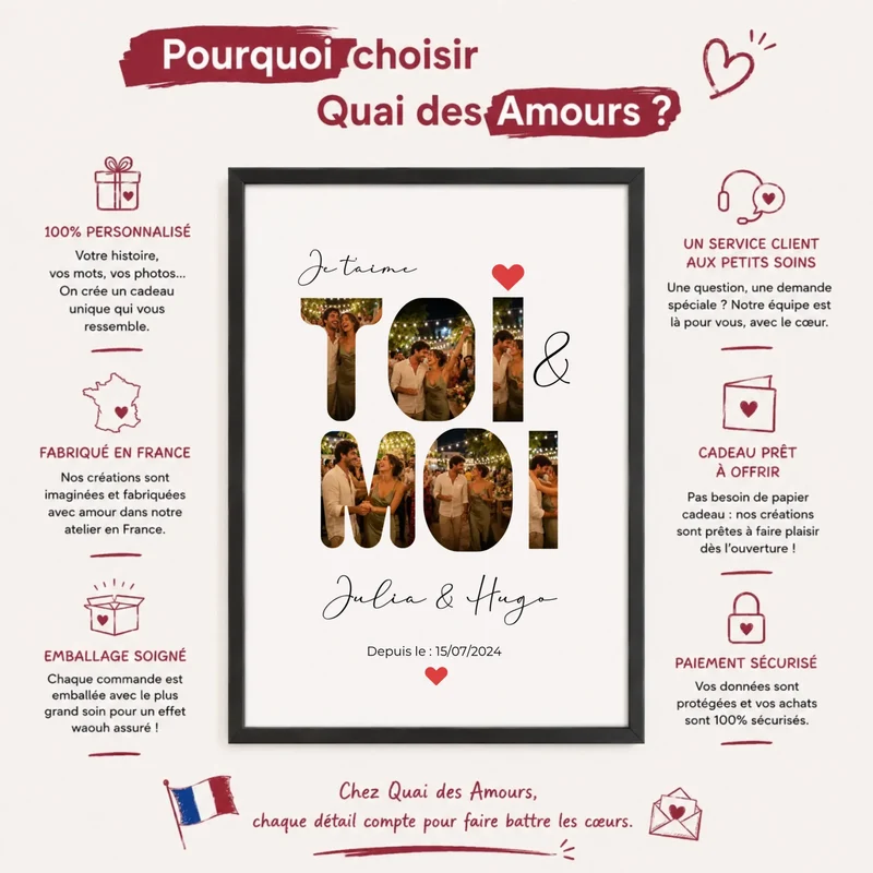 Affiche Personnalisée - Toi et Moi