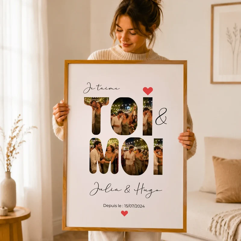 Affiche Personnalisée - Toi et Moi