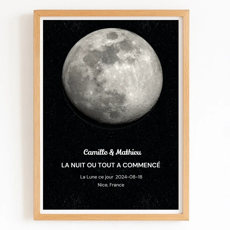 Affiche Personnalisée - Nuit de notre rencontre