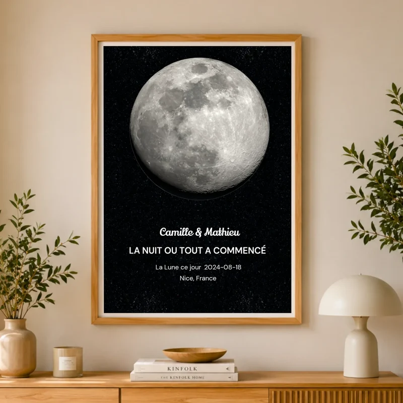 Affiche Personnalisée - Nuit de notre rencontre