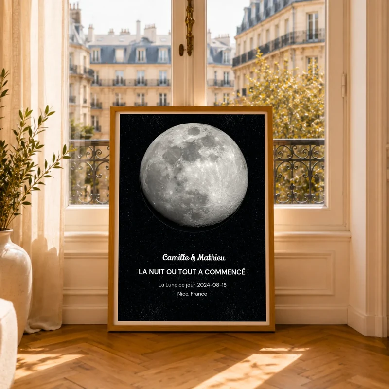 Affiche Personnalisée - Nuit de notre rencontre