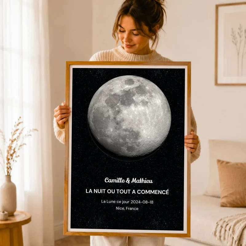 Affiche Personnalisée - Nuit de notre rencontre
