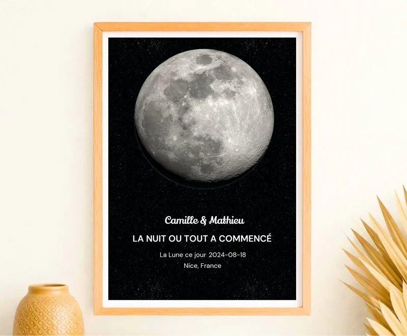 Affiche Personnalisée - Nuit de notre rencontre