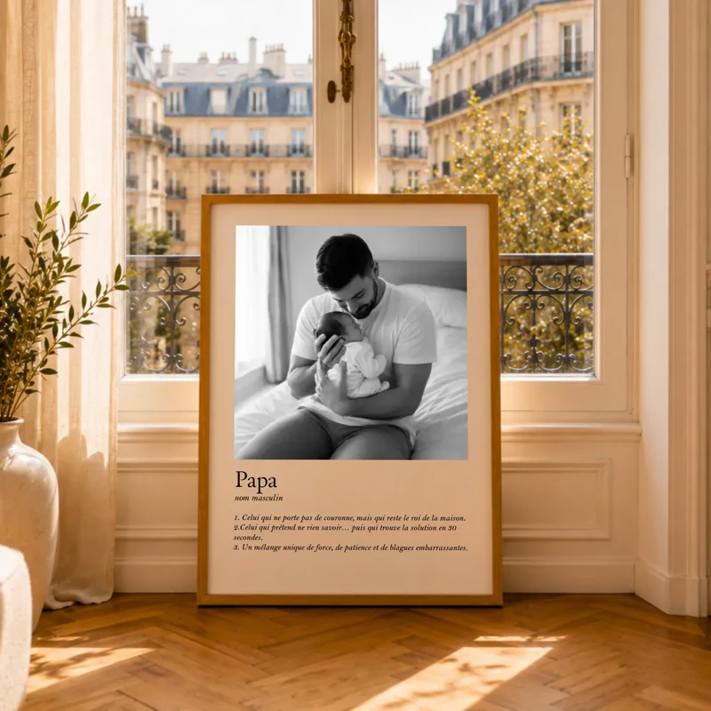 Affiche Personnalisée - Définition Papa