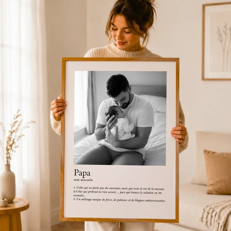 Affiche Personnalisée - Définition Papa