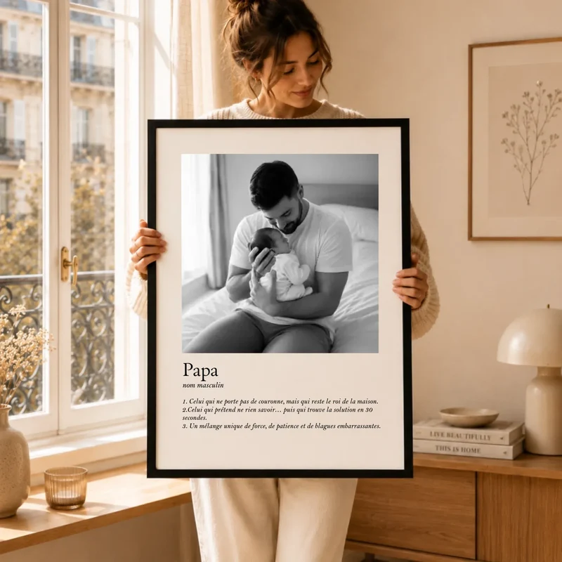 Affiche Personnalisée - Définition Papa