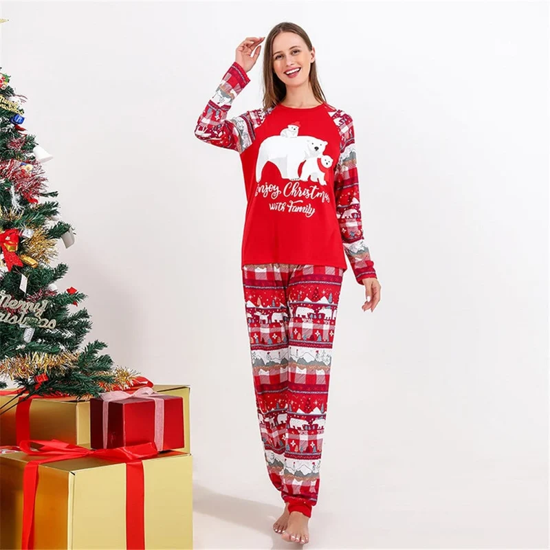 Pyjama Christmas Family