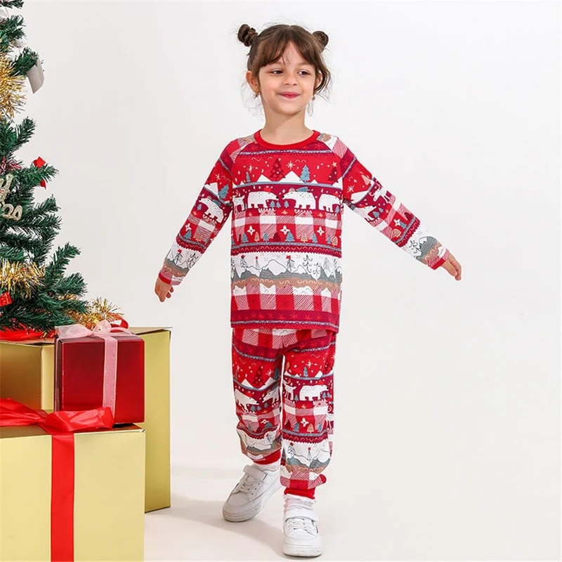 Pyjama Christmas Family