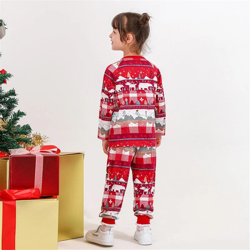 Pyjama Christmas Family