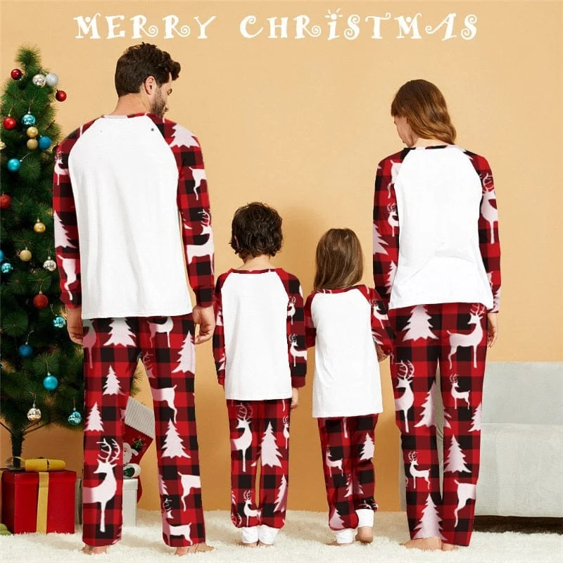 Weihnachtspyjama Erwachsene und Kids