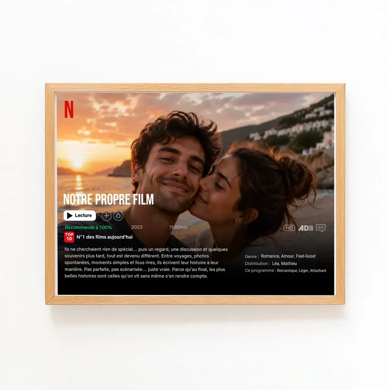 Affiche personnalisée - Notre propre film