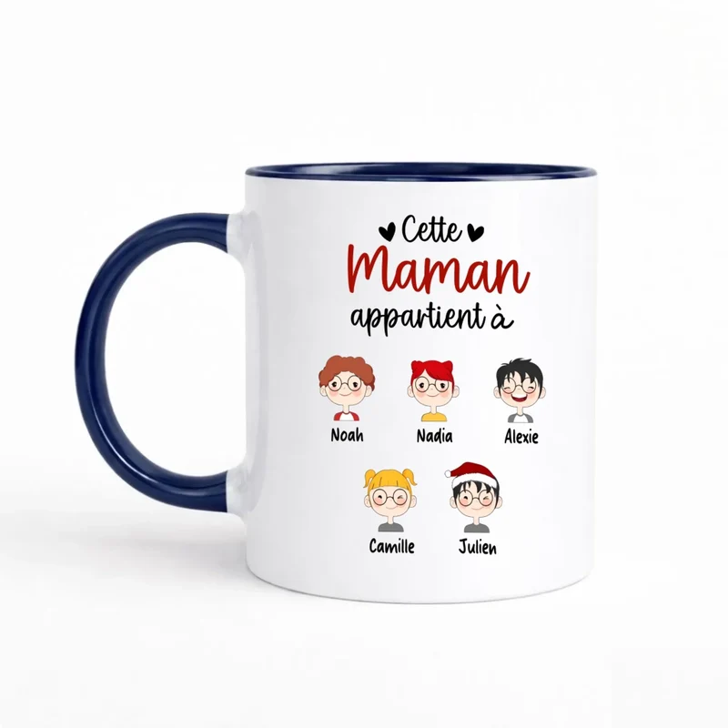 Mug personnalisé cette Maman appartient à