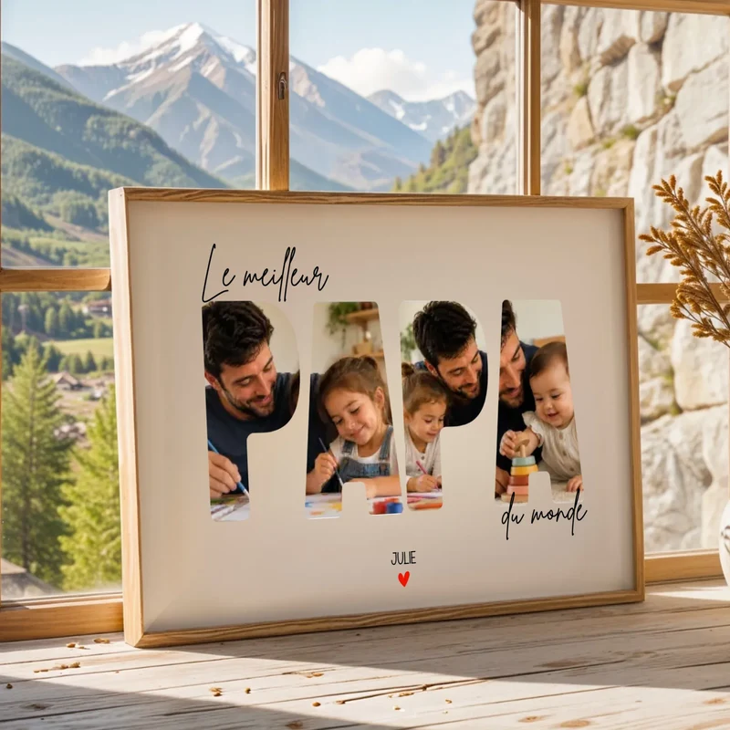 Affiche Personnalisée - Le Meilleur papa du monde