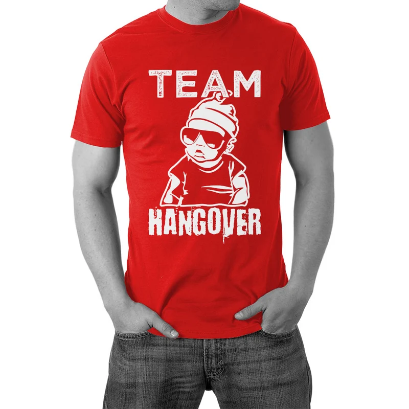 JGA T-Shirts Team Hangover Shirt Letzte Nacht im Wolfsrudel Junggesellenabschied