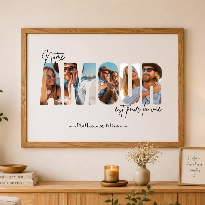 Affiche Personnalisée - Amour