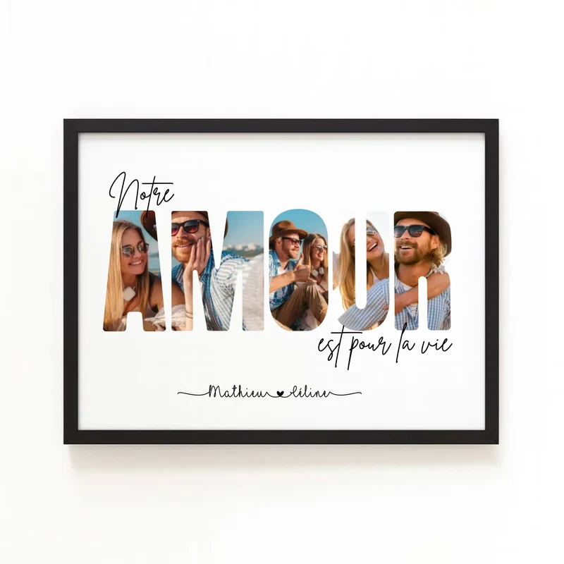 Affiche Personnalisée - Amour