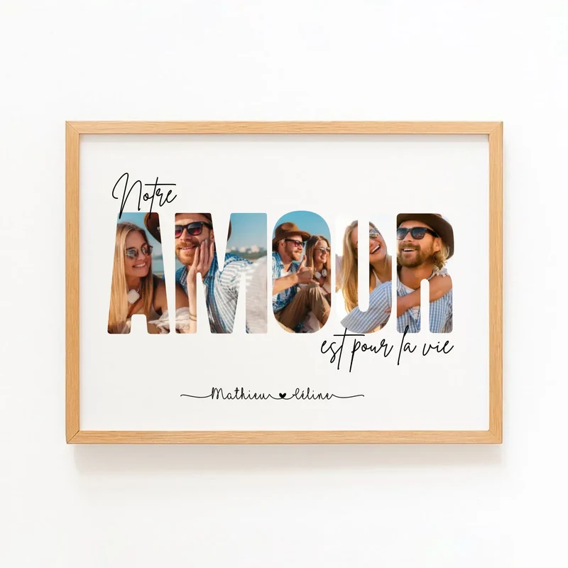 Affiche Personnalisée - Amour