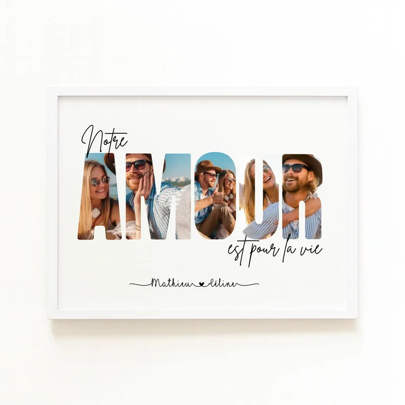 Affiche Personnalisée - Amour