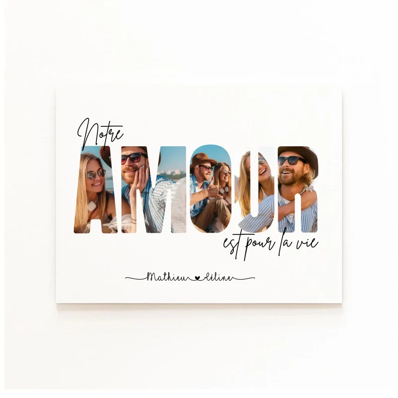 Affiche Personnalisée - Amour