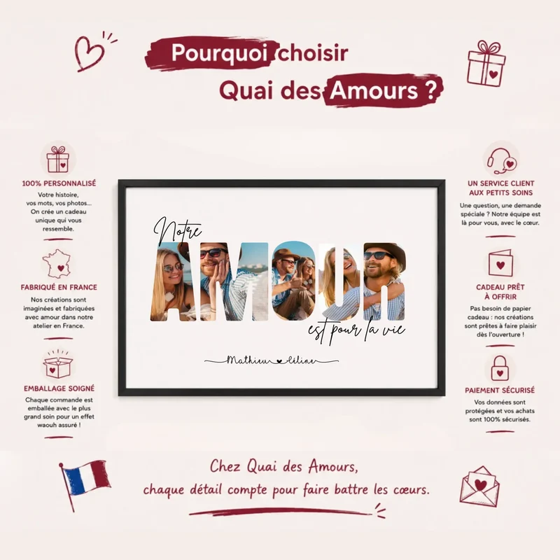 Affiche Personnalisée - Amour