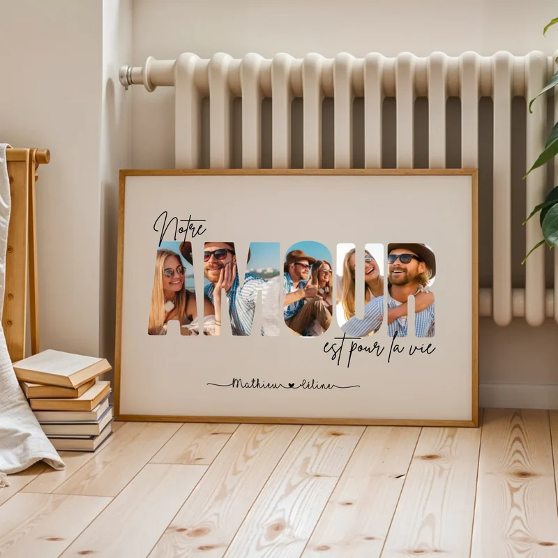 Affiche Personnalisée - Amour