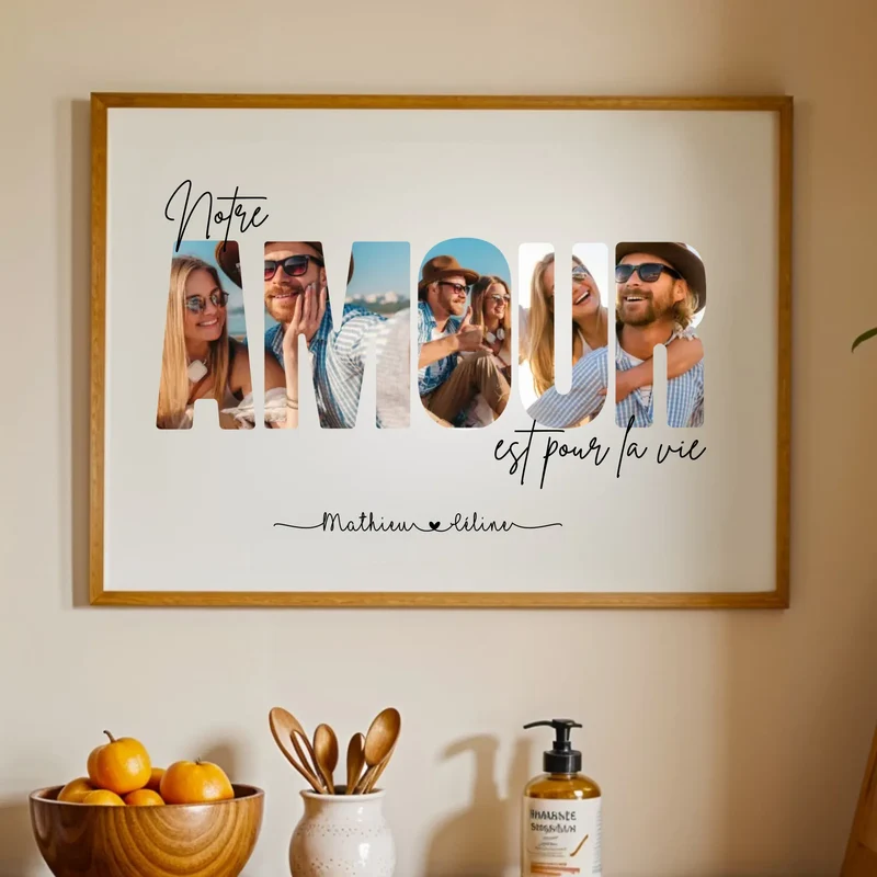 Affiche Personnalisée - Amour