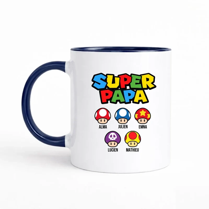 Mug Super Papa Personnalisé