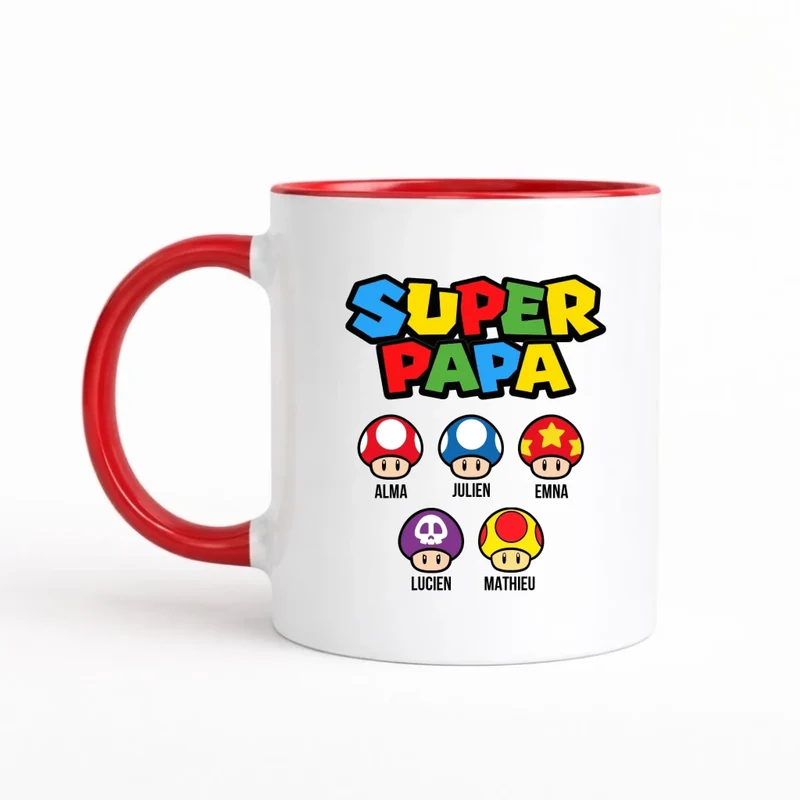 Mug Super Papa Personnalisé