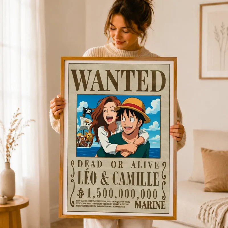 Affiche Personnalisée - Wanted One Pièce